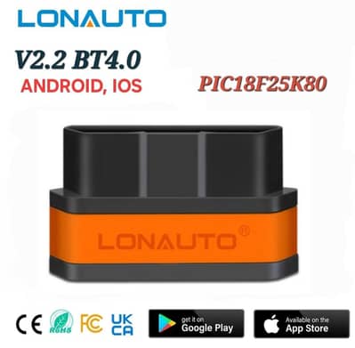 New LONAUTO Elm327 obd2 V2.2 Bluetooth 4.0 Diagnostic tool ios android