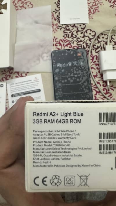 Xiaomi Redmi A2+ plus 3gb ram 64gb internal storage