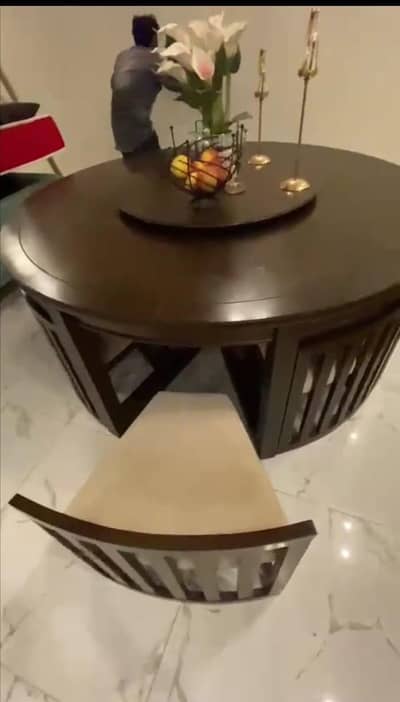 Luxury Eight chairs Dining Table