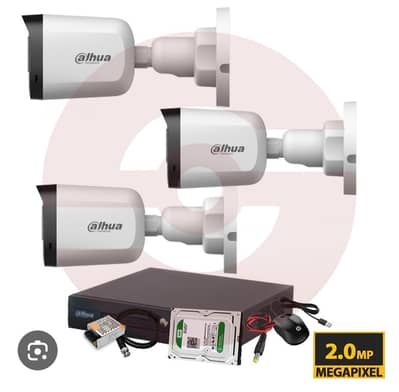 Dahua dvr and 3 cameras