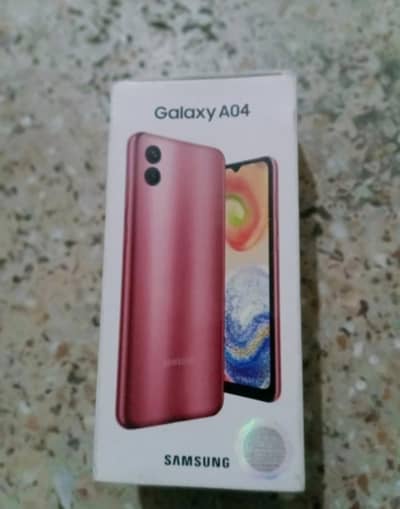 Samsung A04 With Box.