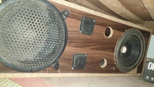 blutooth amplifire and 10" duble speaker box