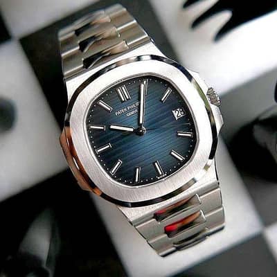 Elegant Stainless Steel Luxury Style Watch – Black Dial – Premium Look