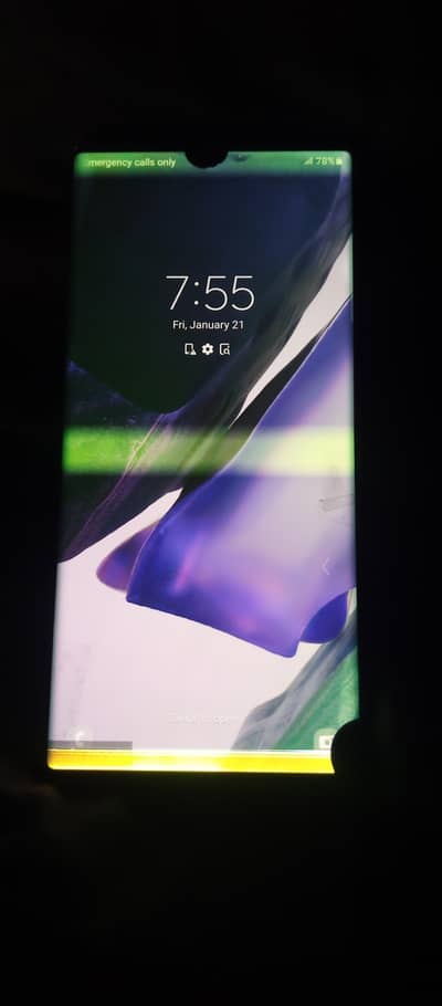 Samsung note 20 ultra 12+128 panal khrab h non pta he