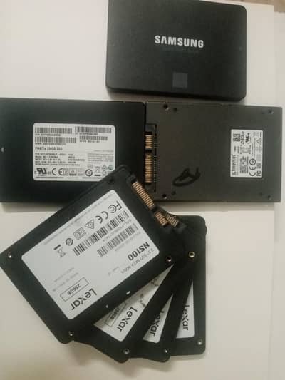 256 SSD, Samsung, Kingston, Lexar