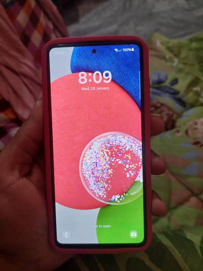 Samsung A52s 8 128 Official PTA. With Box  In Working , Baord Issue