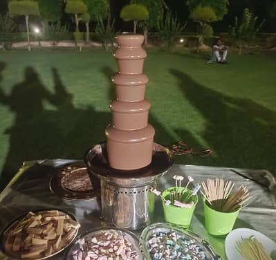 chocolate fountain available for rent popcorn cotton candy