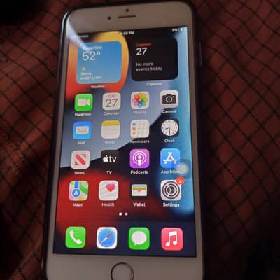 iphone 6s plus 10/9 condition finger no work front camera no work