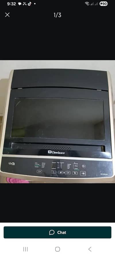 15kg dawlance automatic washing machine