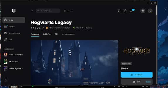 HOGWARD LEGACY FOR SALE AA BROTHER STORE