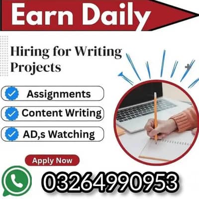 Part Time|Full Time|Home Based Work| Male and Female.