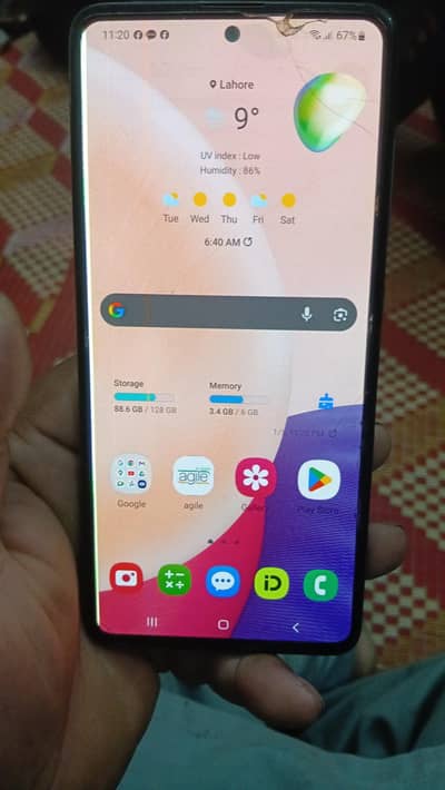 Samsung A51 dual sim pta approved just panel ma line ha