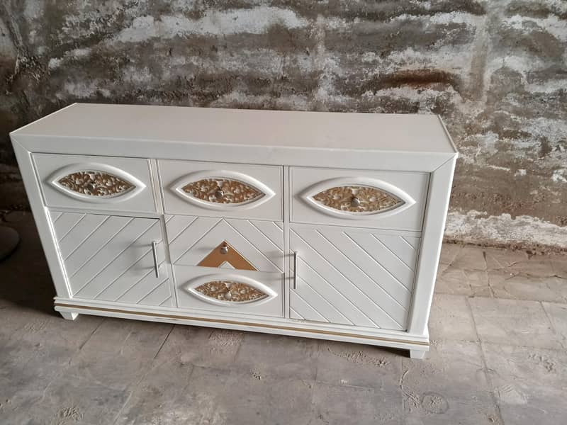 Bed, Two side table one Dressing 7