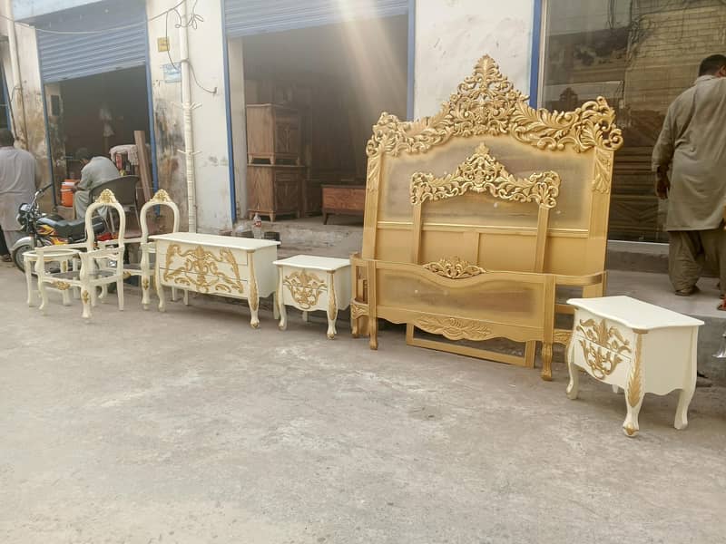 Bed, Two side table one Dressing 10