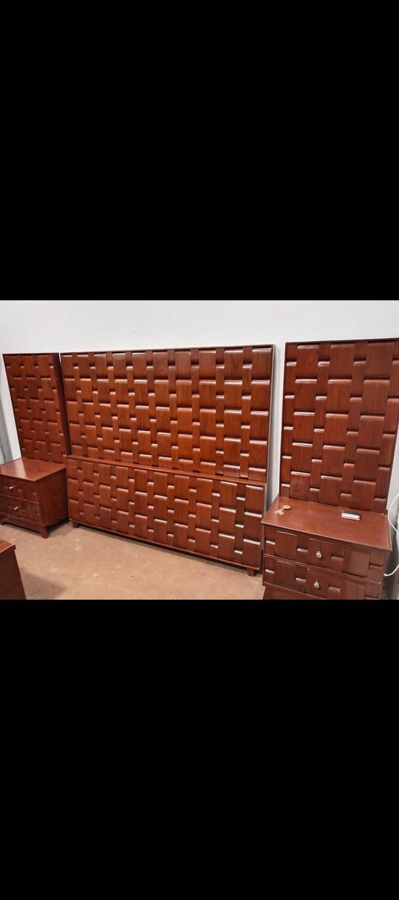 Bed, Two side table one Dressing 15