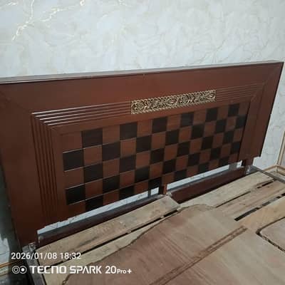 Bed Double Size Wooden