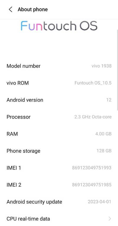 Vivo Y30 4+4 Ram. 128 Room  Condition 10/8 03061908191