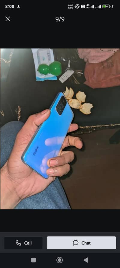 Redmi note 11 with box charger cable