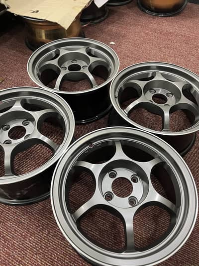 Black racing 15 inch