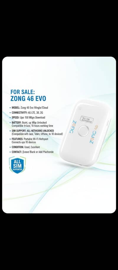 zong Evo