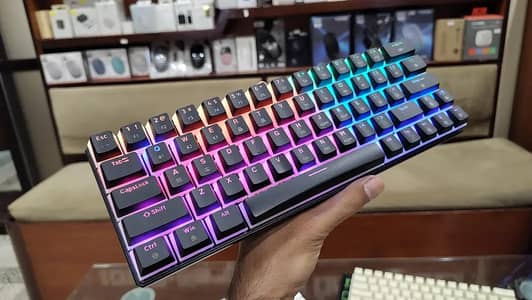 Tezarre TK63 Pro RGB Wireless Mechanical Gaming Keyboard