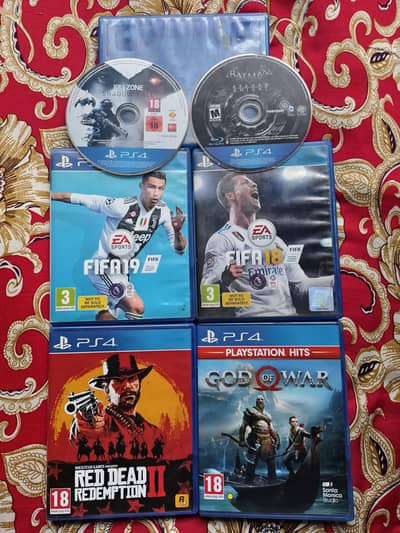 PS4.  Games availables good condition