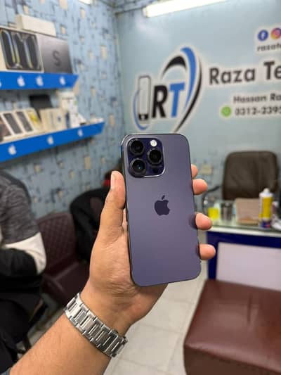 Iphone 14 Pro 256GB Deep Purple Available At Raza Tech
