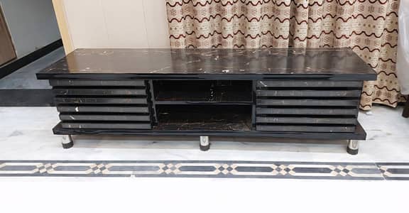 Led Tv table Console good condition big size never used scratchless
