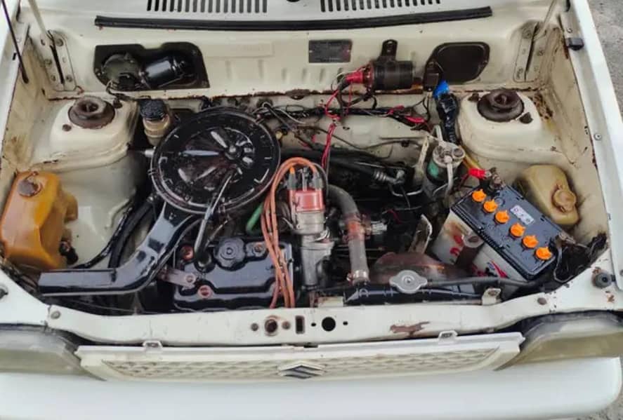 چھت جینمن ہے سائیڈیں پینٹ ہیں اندر سے روم جینون ہے انجن روم جینن ہے 4