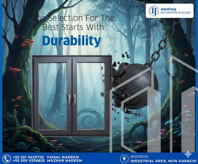 Aluminium Windows/door & Glass Work Shower Cubical/Glass Office Cabin