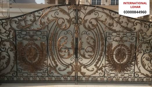 Iron gates-Cnc Gates-Safety grills-Stainless grill-Iron door-Main gate