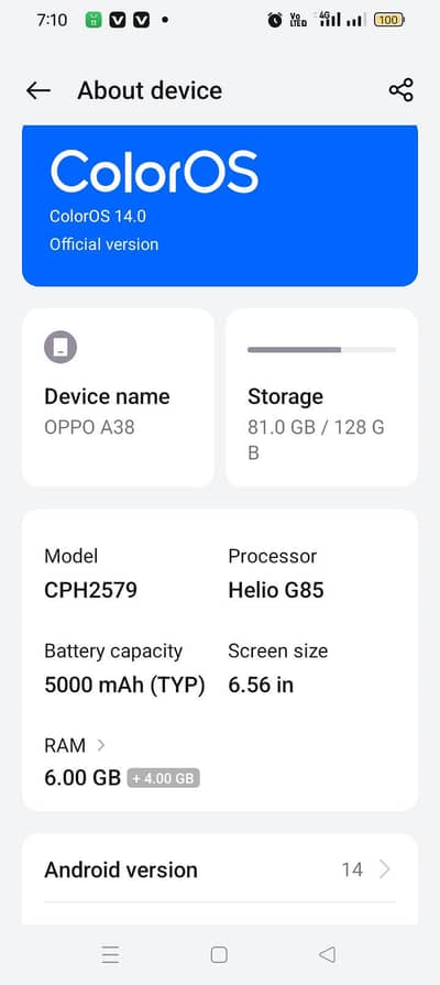 oppo a38
