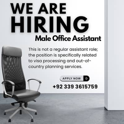 Hiring Exhibition & PA Coordinator | Office Job | Male Office Assista