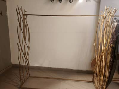 iron clothing racks total 2 pieces