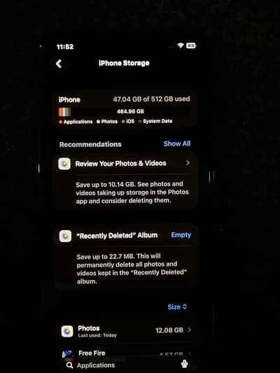 IPHONE 11 pro max 512gb storage non PTA version