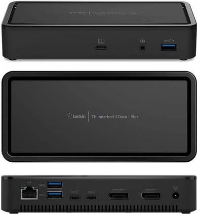Belkin Thunderbolt 3 Dock Plus | USB-C Hub | 8-In-1 Docking Station