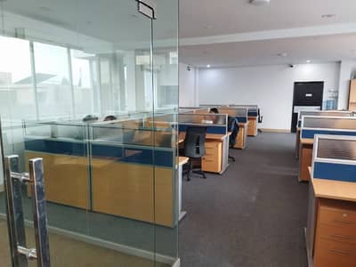 Furnished Office for Rent in Model Town very Hot Location for (Call center + Software house + Marketing Office & Other Setup as You Want)