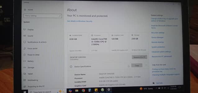 lenovo thikpad i5 7th jeneration urgent sale