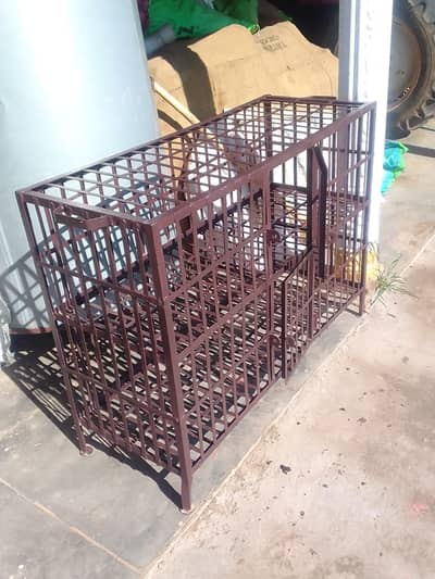 Heavy Iron Cage for Bakri / Dog / Hen – Noushehra Khushab