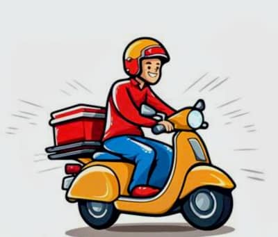 Delivery Rider needed for Part time in the morning.