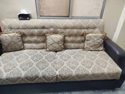 leather with Turkish fabric