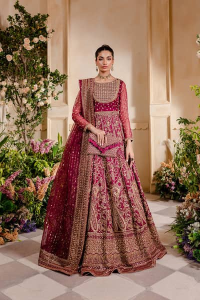 Barran 4Pc - Bridal Dress Batik studio Islamabad centrous mall