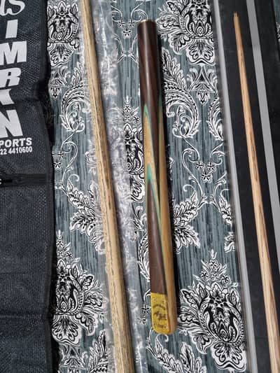 Snooker Cue Stick Ajun 3 Piece Hand Made China Original With Box and c