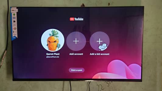 LED/Haier Google TV / Haier LED TV with Box / Complete accessories