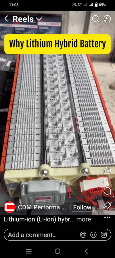 hybrid battery and ABS  zone