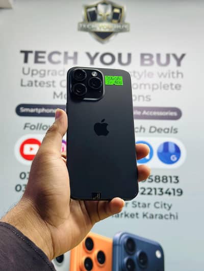 Iphone 15 Pro Max 256GB 10/10 Condition Water Pack