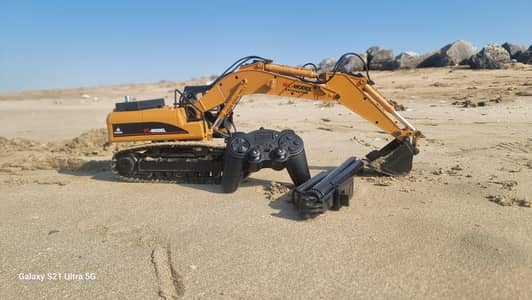 wl model rc excavator metal body