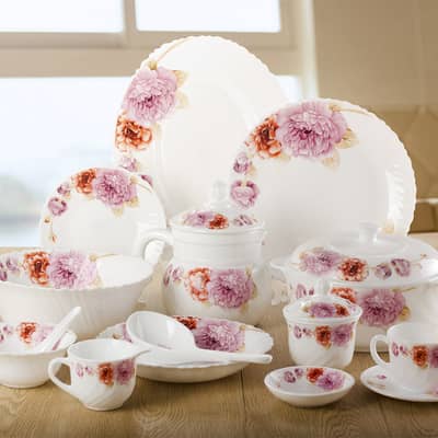Opal Marble Dinner Set - 72 Pcs High Quality Home Decor