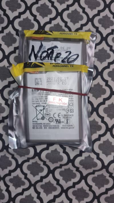 note 20 original bettery 2pcs