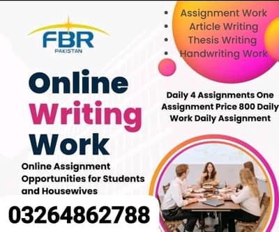 handwriting assignment work male female daily work and daily amount